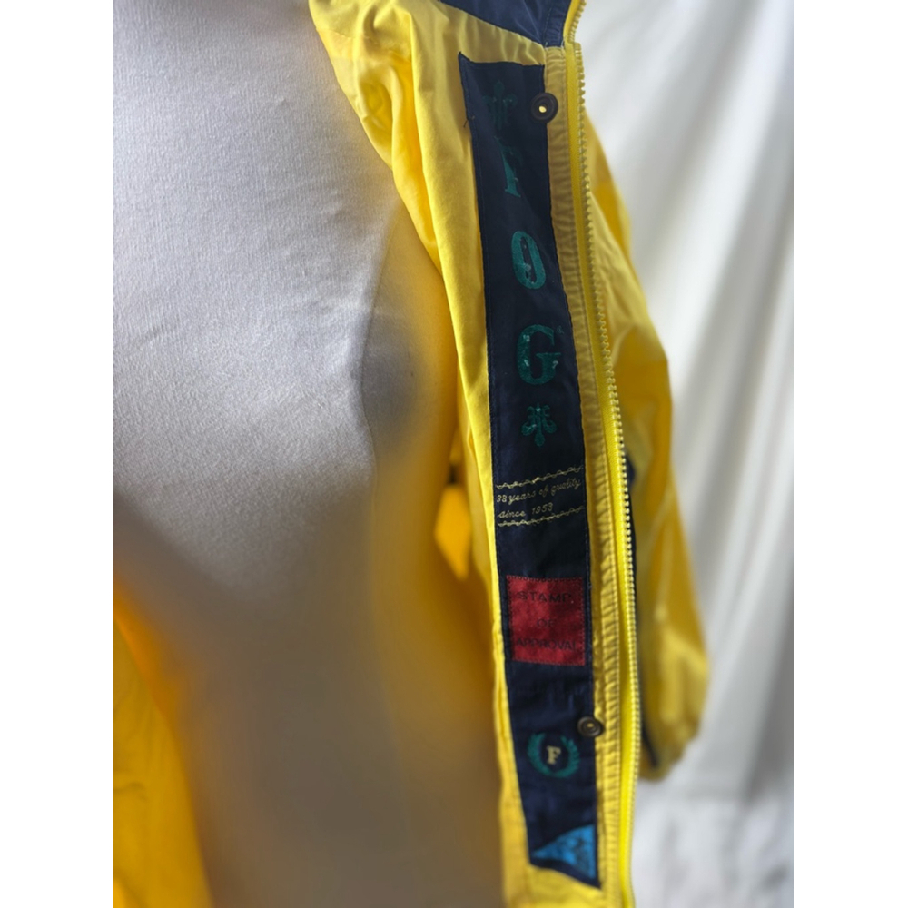 Women's London Fog Yellow & Blue Jacket Size S - Picture 6 of 9